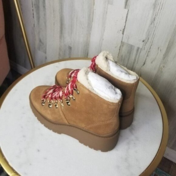 AQUA Women's Miranda Hiker Boots Suede - Picture 2 of 7